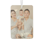 Désodorisant Pour Voiture Father Photo Collage Custom Giant (Dos)