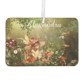 Désodorisant Pour Voiture Fée de champignons mignonnes dans la forêt (Dos)