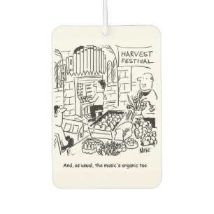 Désodorisant Pour Voiture Fête de la récolte Gag. Personnaliser avec un mess