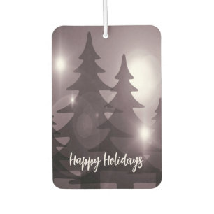 Désodorisant Pour Voiture Fête de Noël Arbres Roses Vacances Hiver Élégant