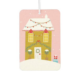 Désodorisant Pour Voiture Fête de Noël rose Anniversaire de enfant