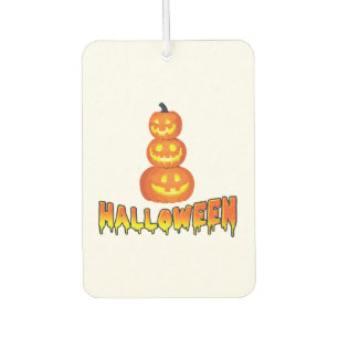 Désodorisant Pour Voiture Fête d'Halloween, citrouilles d'Halloween