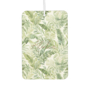 Désodorisant Pour Voiture Feuilles Vertes Tropicales