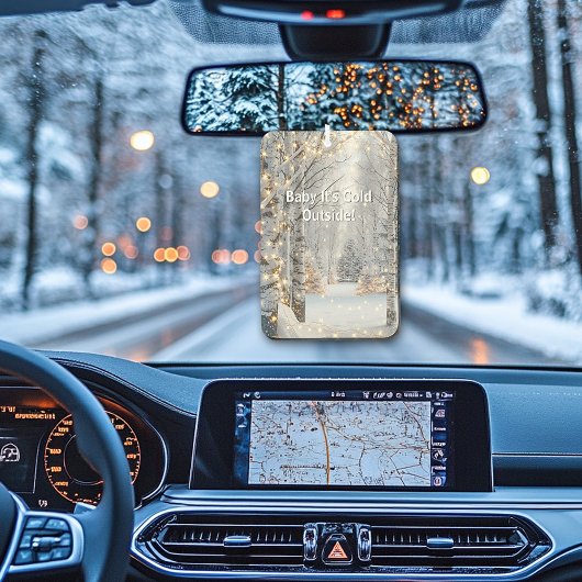 Désodorisant Pour Voiture Feux de bouleau "Baby It's Cold Outside"