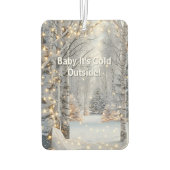 Désodorisant Pour Voiture Feux de bouleau "Baby It's Cold Outside" (Dos)