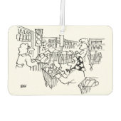 Désodorisant Pour Voiture Feux de circulation dans un supermarché (Dos)