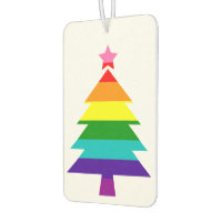 Fierté arc-en-ciel colorée Arbre de Noël rayé