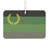 Désodorisant Pour Voiture Fierté uniforme (Dos)