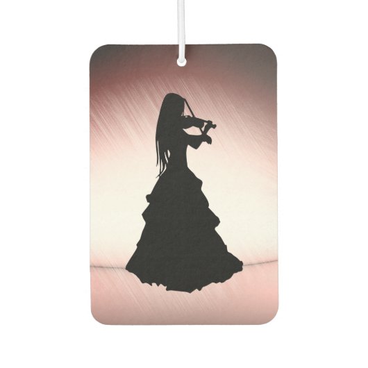 Désodorisant Pour Voiture Fille Gitane Joue du Violon (Devant)