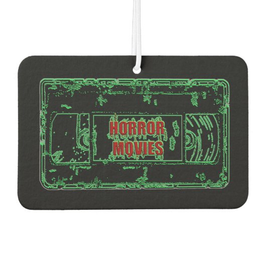 Désodorisant Pour Voiture Films d'horreur VHS (Devant)