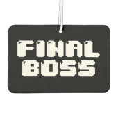 DÉSODORISANT POUR VOITURE FINAL BOSS AIR FRESHENER (Dos)