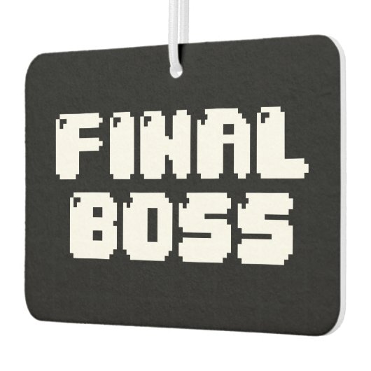 DÉSODORISANT POUR VOITURE FINAL BOSS AIR FRESHENER (Gauche)