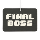 DÉSODORISANT POUR VOITURE FINAL BOSS AIR FRESHENER (Devant)