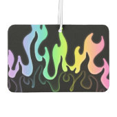 Désodorisant Pour Voiture Flammes arc-en-ciel ! (Dos)