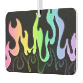 Désodorisant Pour Voiture Flammes arc-en-ciel ! (Gauche)