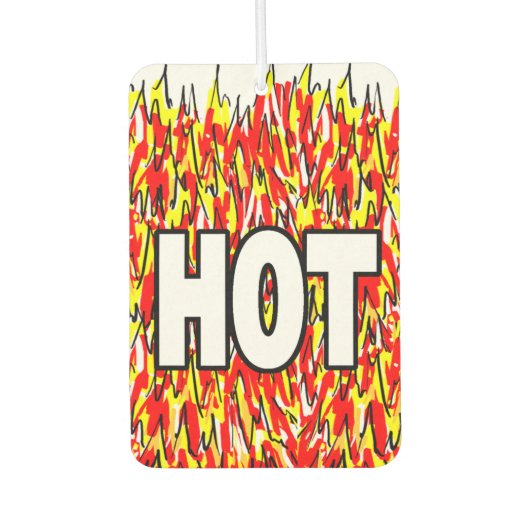 Désodorisant Pour Voiture Flammes Hot Devil. Fierté (Devant)