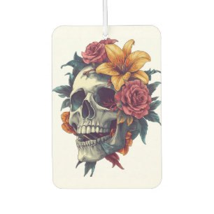 Désodorisant Pour Voiture Fleur de Crâne en Fleur