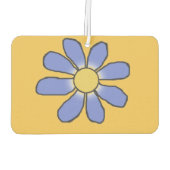Désodorisant Pour Voiture Fleur graphique rose/bleu révisible (Dos)