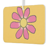 Désodorisant Pour Voiture Fleur graphique rose/bleu révisible (Gauche)