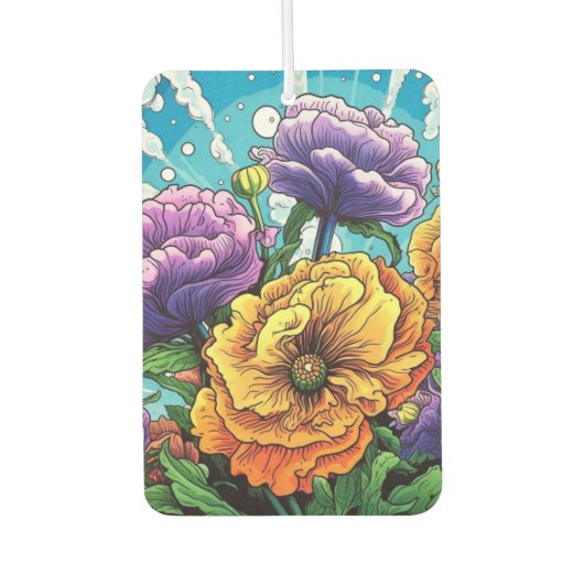 Désodorisant Pour Voiture Fleur grasse (Devant)