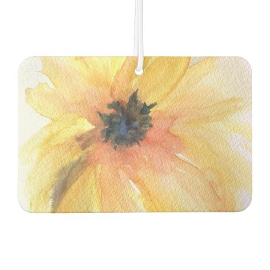 Désodorisant Pour Voiture Fleur Jaune Freshener (Devant)