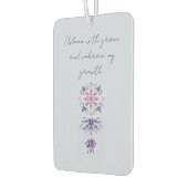 Désodorisant Pour Voiture Fleur Serenity Mandala Air Freshener (Gauche)