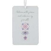 Désodorisant Pour Voiture Fleur Serenity Mandala Air Freshener (Dos)