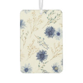 Désodorisant Pour Voiture Fleurs Bleues Blanches   (Dos)