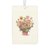 Désodorisant Pour Voiture Fleurs, bouquet, pot de fleurs (Dos)