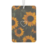 Désodorisant Pour Voiture Fleurs de soleil (Dos)