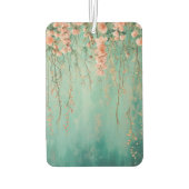 Désodorisant Pour Voiture Fleurs Turquoises rousses romantiques roses (Dos)