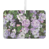 Désodorisant Pour Voiture Fleurs violettes Paysage Rectangle Freshener Air (Dos)