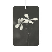 Désodorisant Pour Voiture floral noir et blanc minimal (Devant)