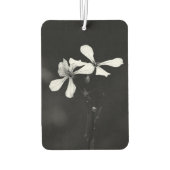 Désodorisant Pour Voiture floral noir et blanc minimal (Dos)