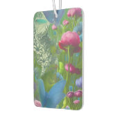 Désodorisant Pour Voiture Floral rose, bleu et blanc muet (Gauche)