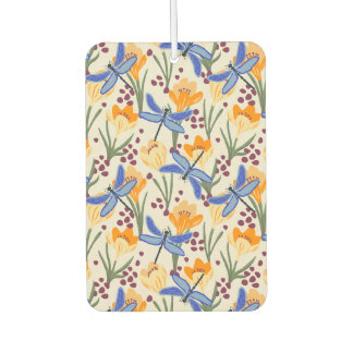 Désodorisant Pour Voiture Flore de libellules et de crocus inspirées de la n