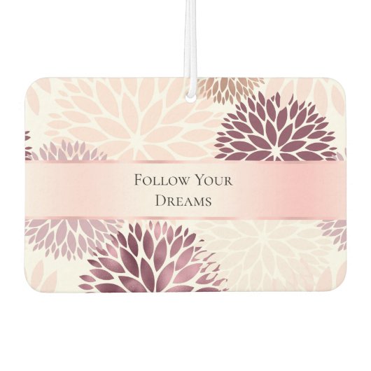 Désodorisant Pour Voiture Flore rose Chic élégant (Devant)