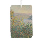 Désodorisant Pour Voiture Flower Beds at Vétheuil, Impressionist Landscape (Dos)