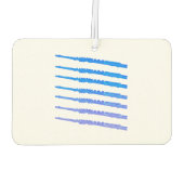 Désodorisant Pour Voiture Flutes Motif Blue Music (Dos)