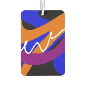 Désodorisant Pour Voiture Flux Abstrait dynamique (Dos)