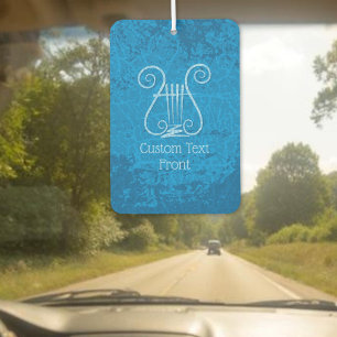 Désodorisant Pour Voiture Fond de lyre bleue