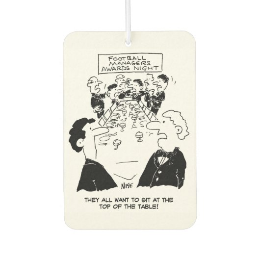 Désodorisant Pour Voiture Football Managers Awards Nuit (Devant)