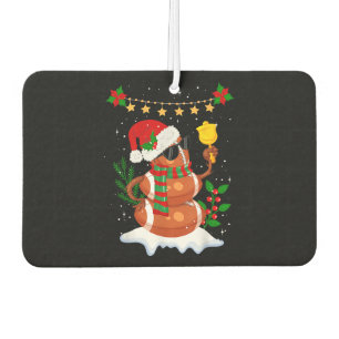 Désodorisant Pour Voiture Football Snowman Santa Hat Joyeux Noël