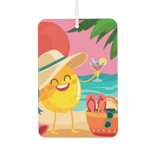 Désodorisant Pour Voiture “For the Beach” Air Freshener (Devant)