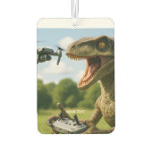 Désodorisant Pour Voiture Forêt de drones de Dinosaures mignons Imaginaires (Dos)