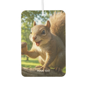 Désodorisant Pour Voiture Forêt de fantaisie de petits écureuils mignons et