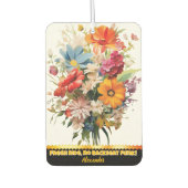 Désodorisant Pour Voiture Fraîcheur à air floral avec brise printanière (Devant)