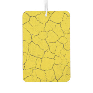 Désodorisant Pour Voiture Fraîcheur d'air de voiture jaune de moutarde fissu