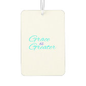 Désodorisant Pour Voiture Fraîcheur de voiture - Grace est plus grande (Dos)