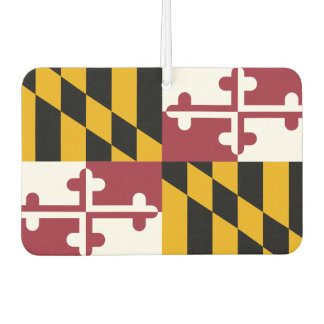 Désodorisant Pour Voiture Fraîcheurs d'air avec Drapeau du Maryland, États-U